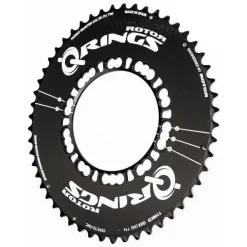 Rotor Q Aero Outer Chainring - Black